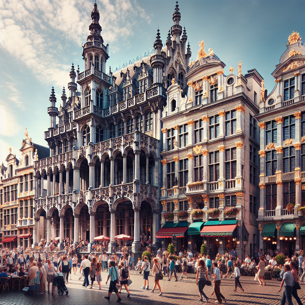 Brussels Grand Place, a UNESCO World Heritage site